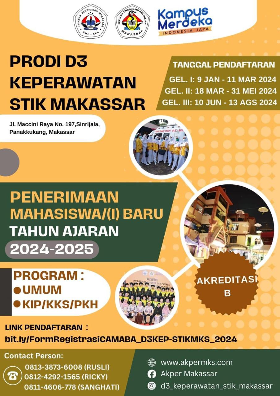 INFORMASI PENERIMAAN MAHASISWA BARU TAHUN AJARAN 2024-2025